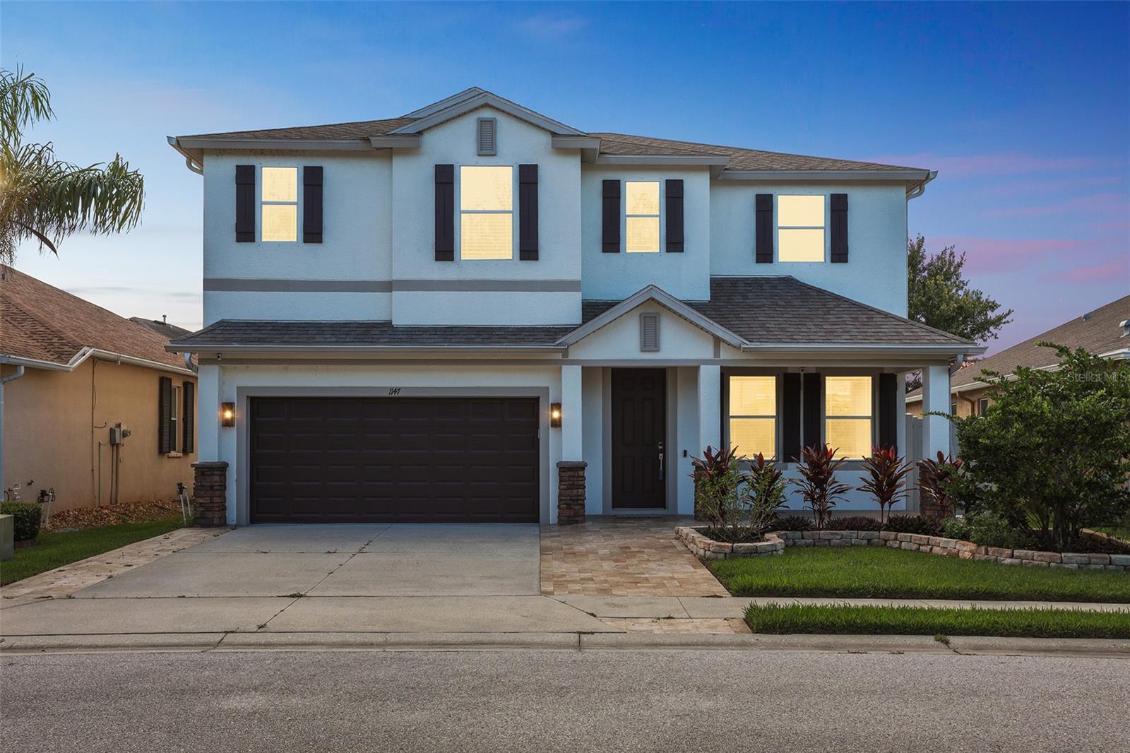 Evening Front Exterior