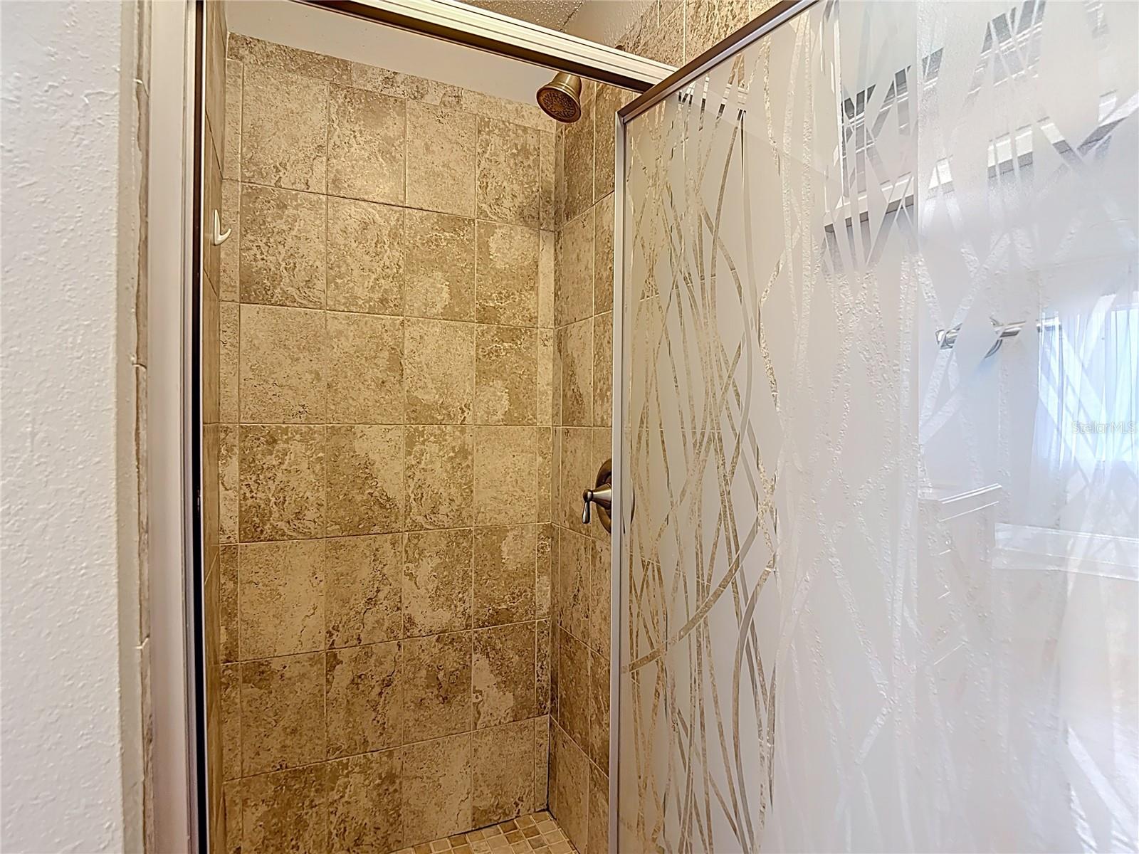 Walk in shower