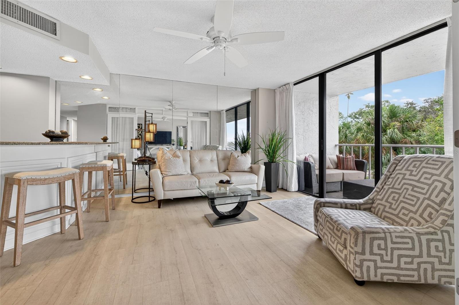 Easy maintenance laminate floors