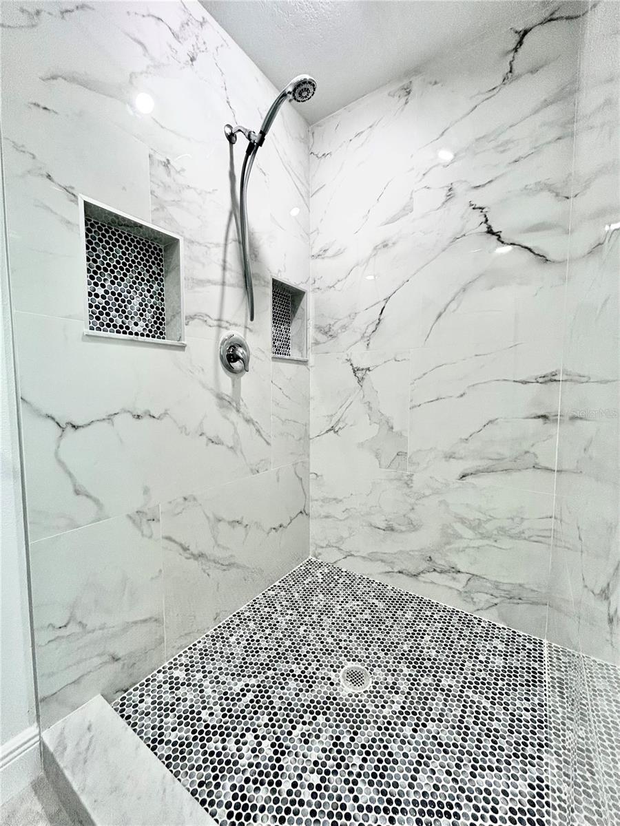 Shower in Primary Bathroom