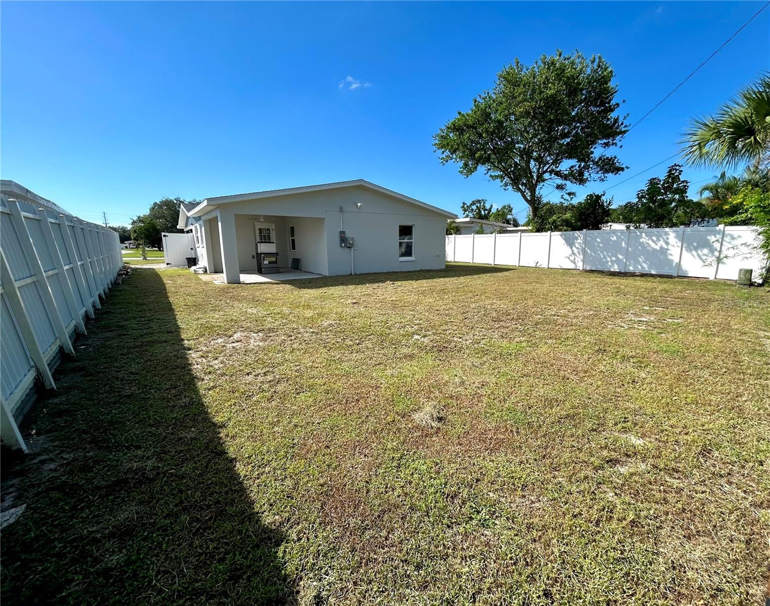Backyard + Large Covered Patio