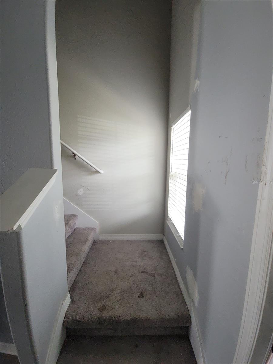 Steps leading upstairs