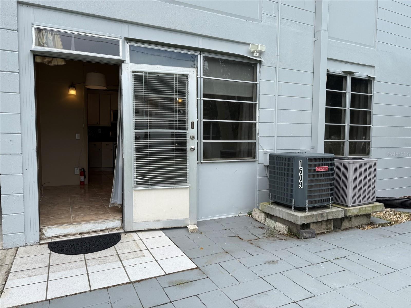Back patio