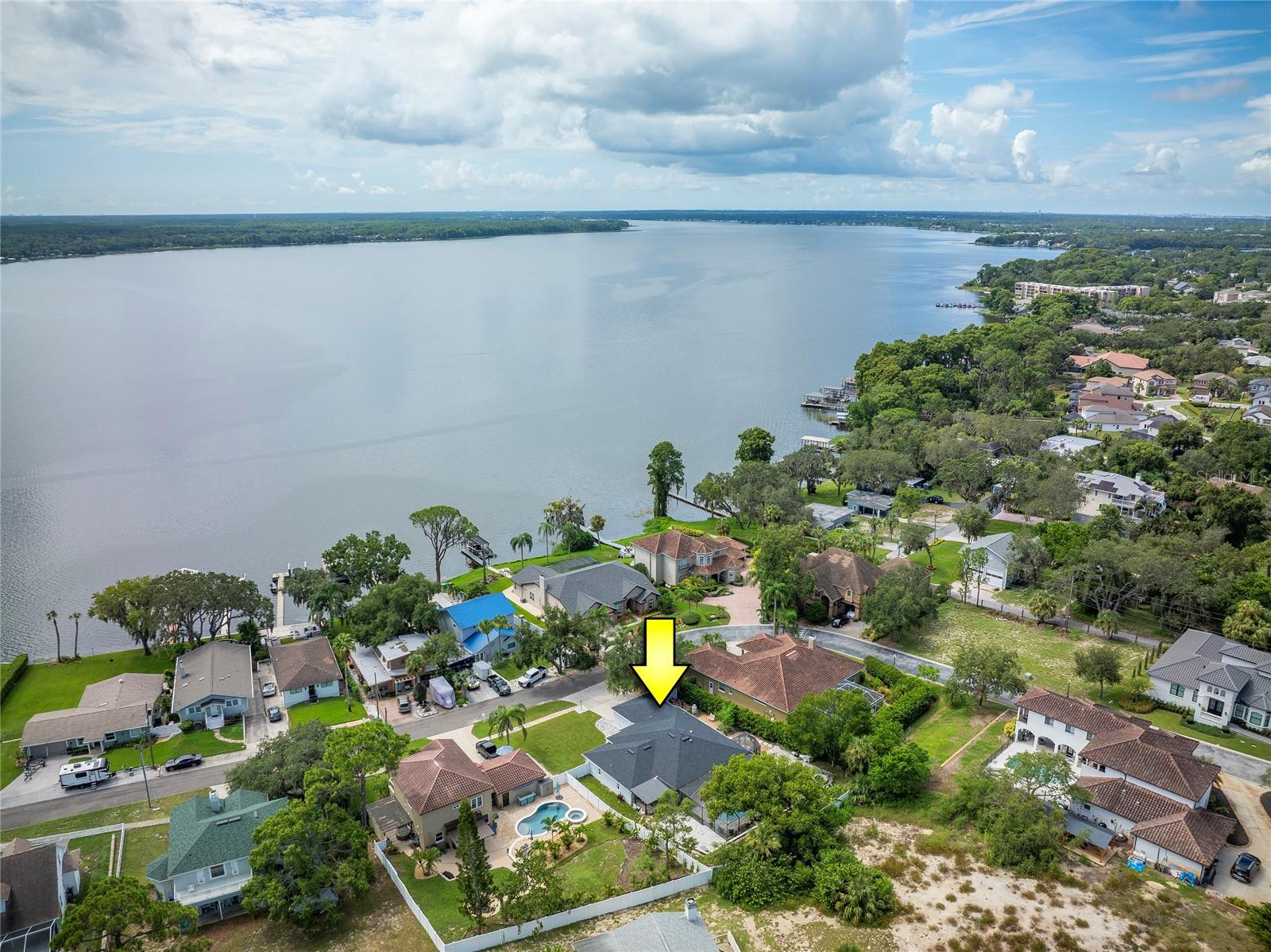 Located steps from the Lake
