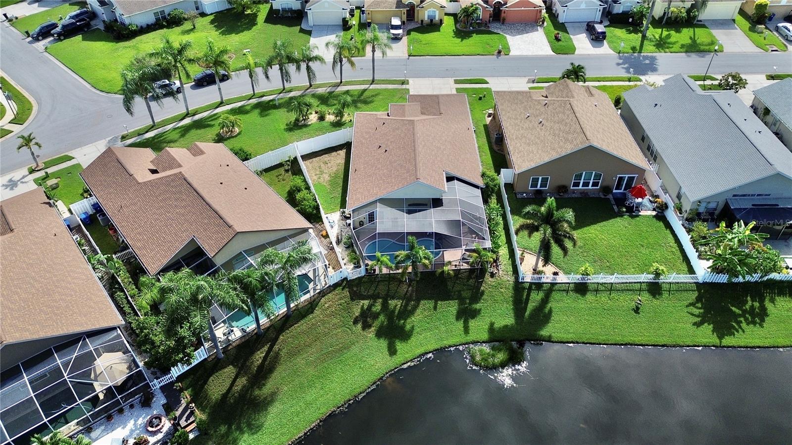 Aerial View Showing Rear of Home