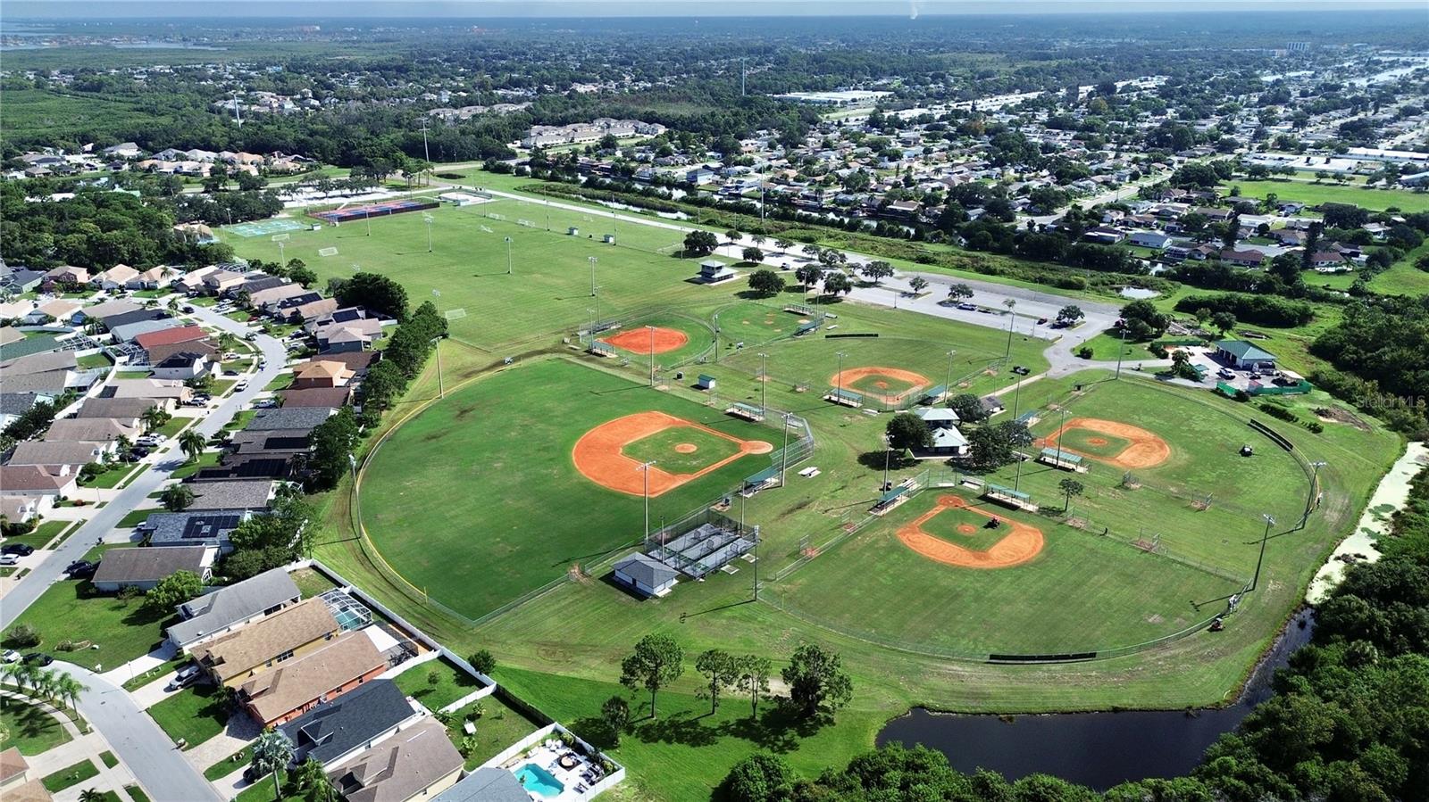 Holiday Recreation Center Baseball Field - Walking/Biking Distance!