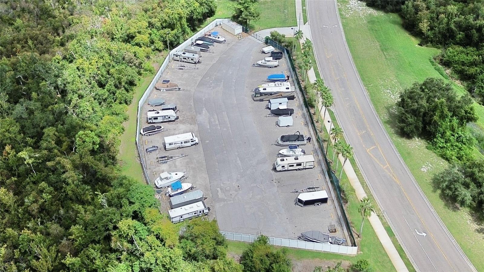Boat or RV Storage Available in Key Vista Community