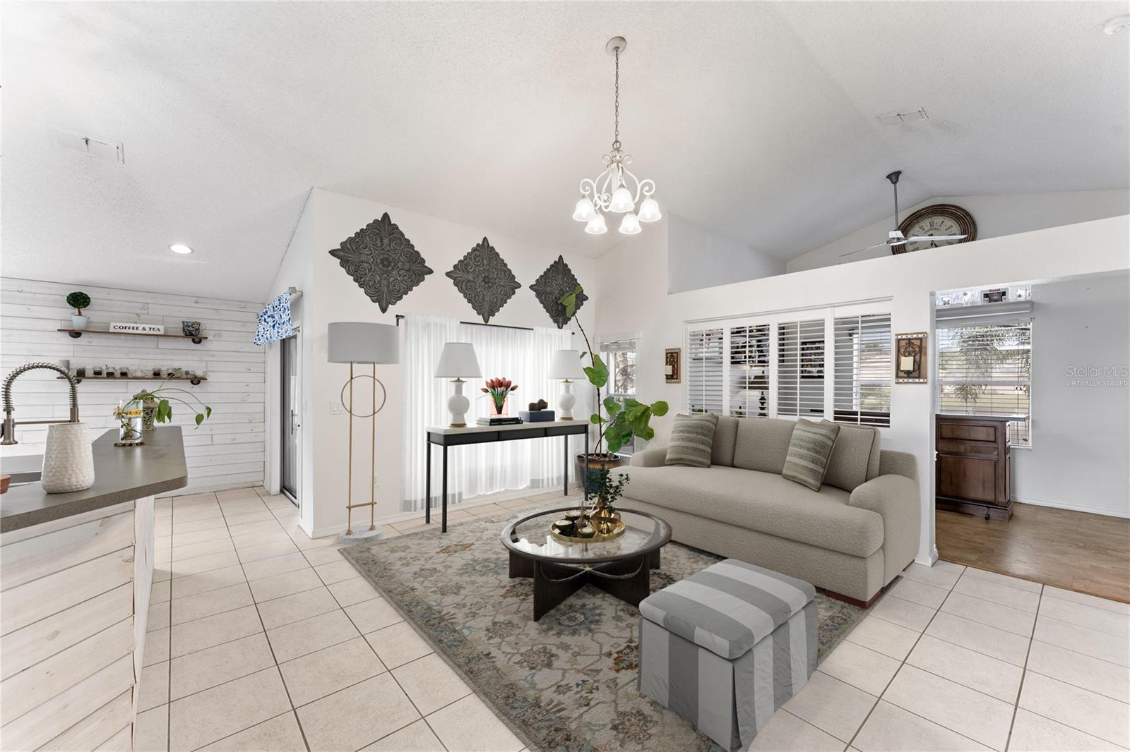 Great Room - Virtually Staged