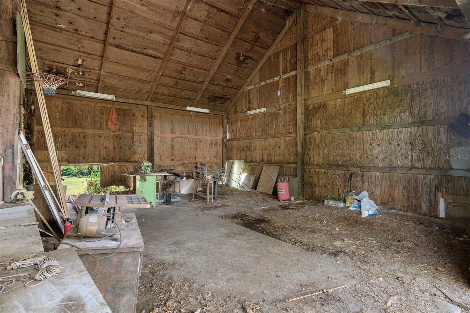 Inside Barn