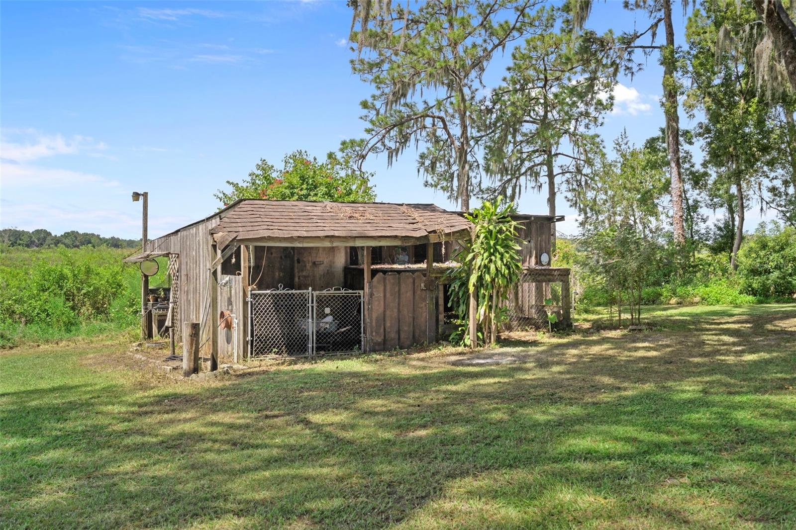 Potting Shed, Large Chicken Coop and Storage Room