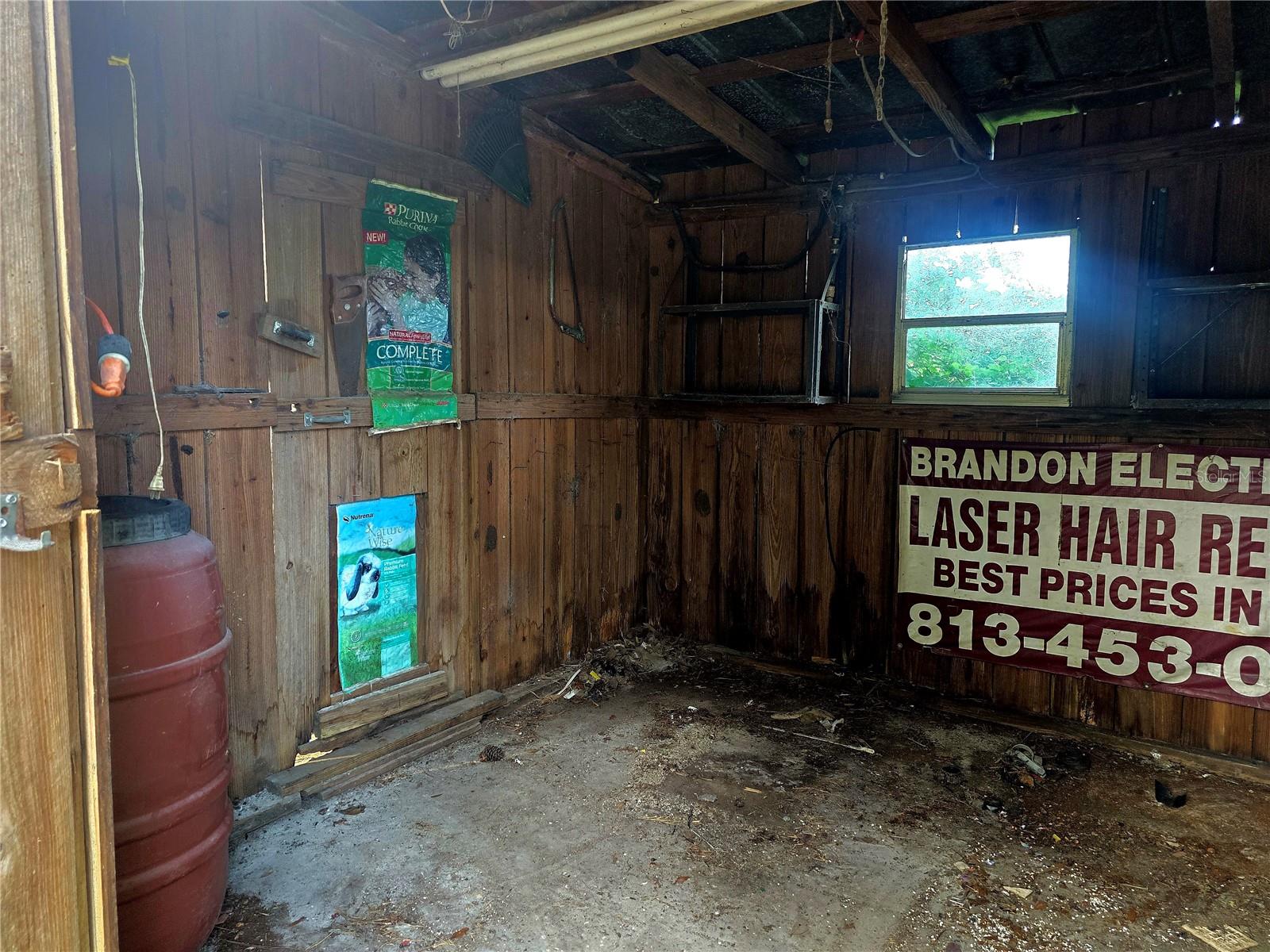Tack/Feed Room