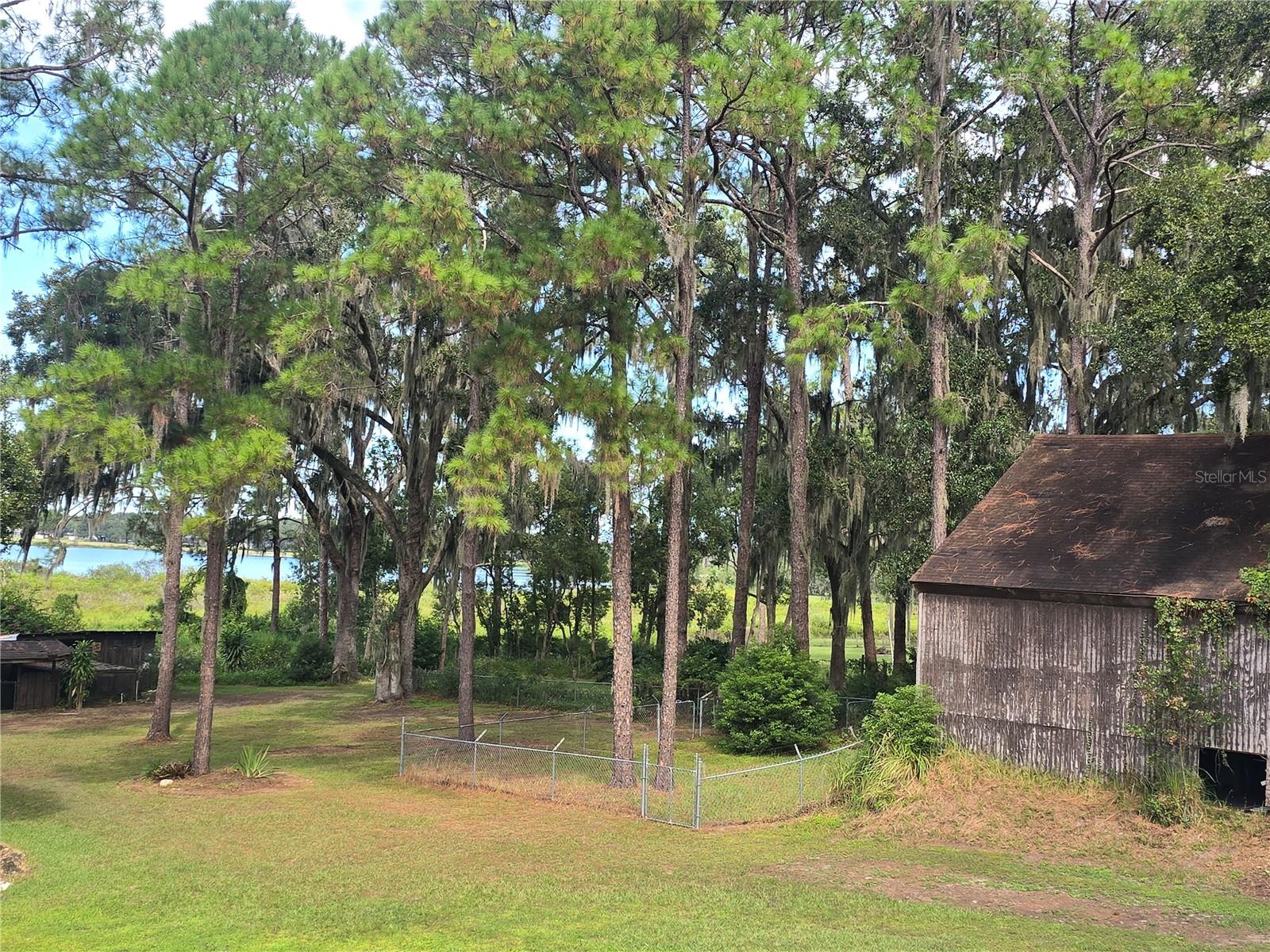 Fenced Area next to Barn