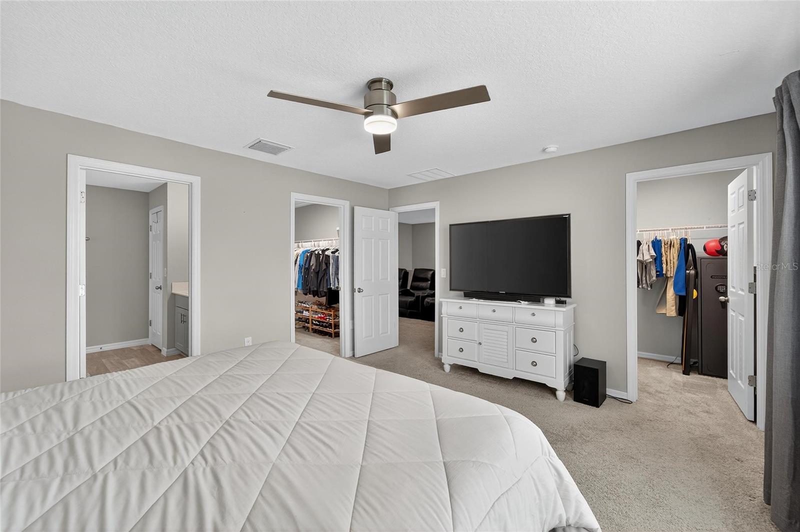 Primary Suite with two walk-in closets