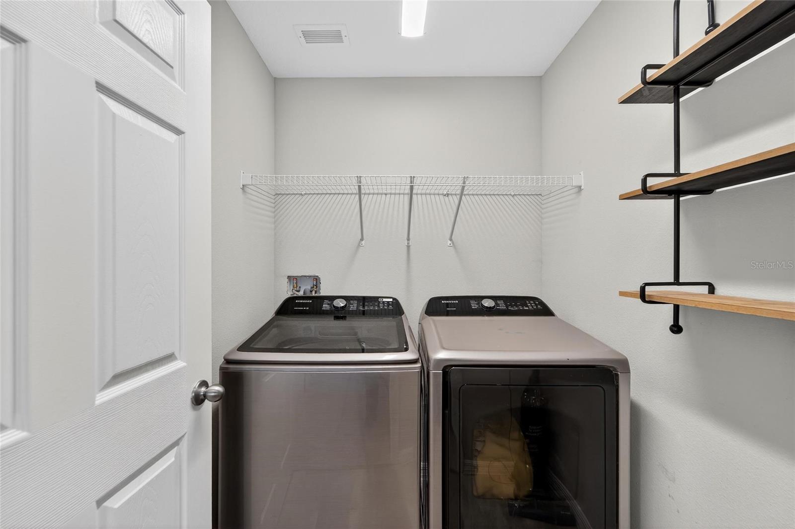 Upstairs laundry room