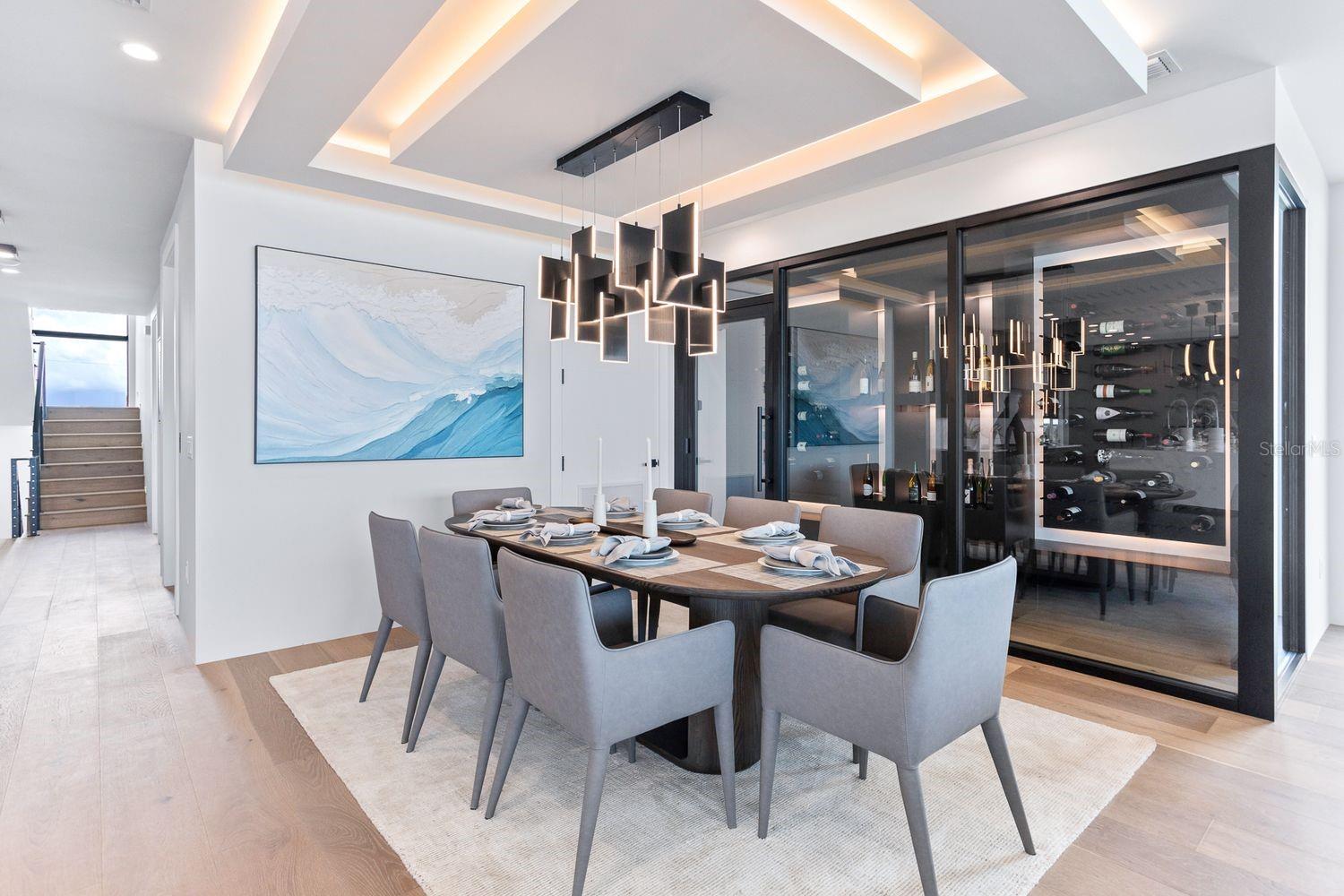 Dining Area & Wine Room
