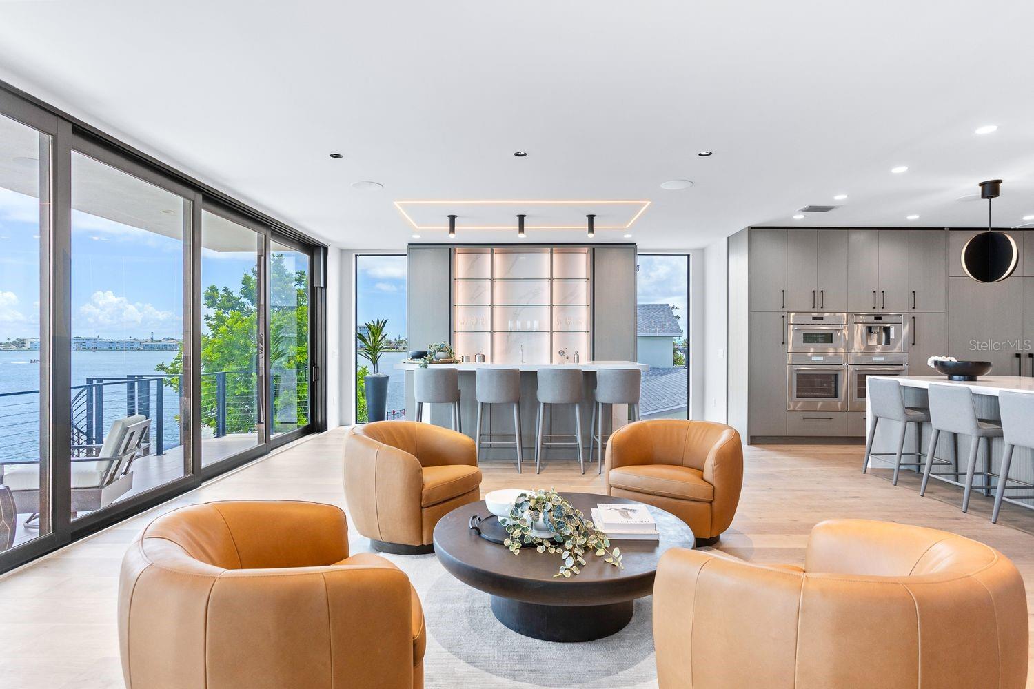 Backlit Wet Bar