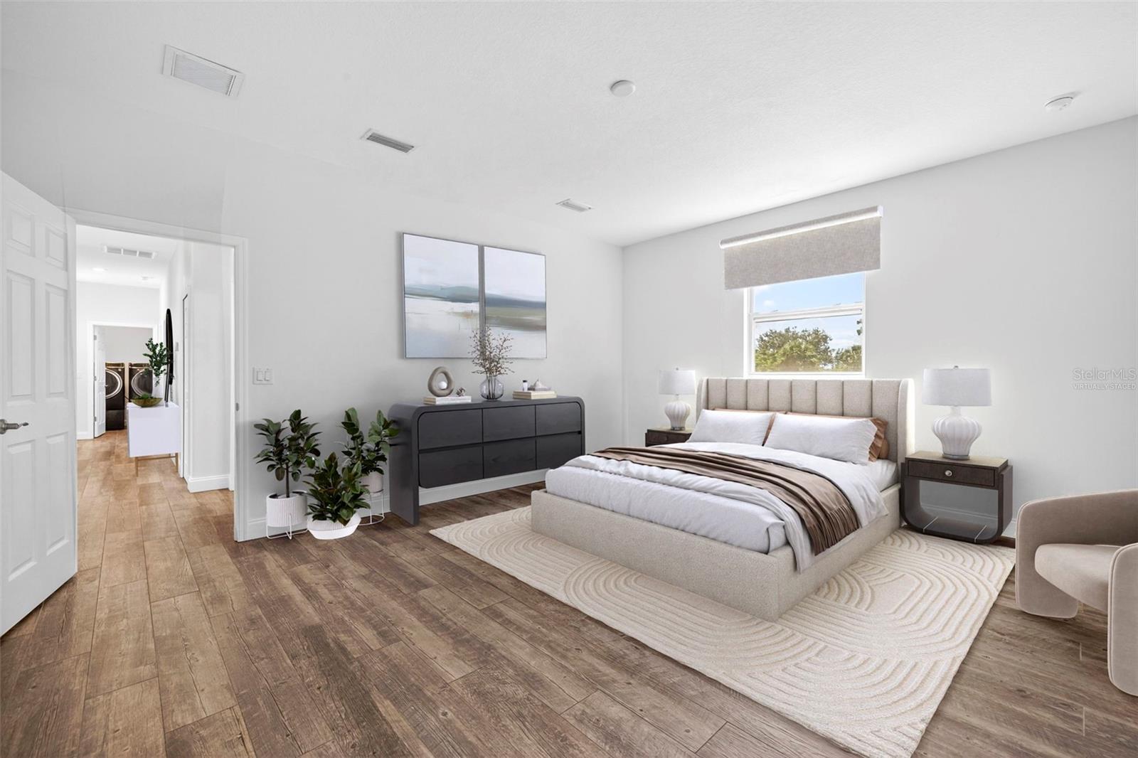 virtually staged- Primary Suite