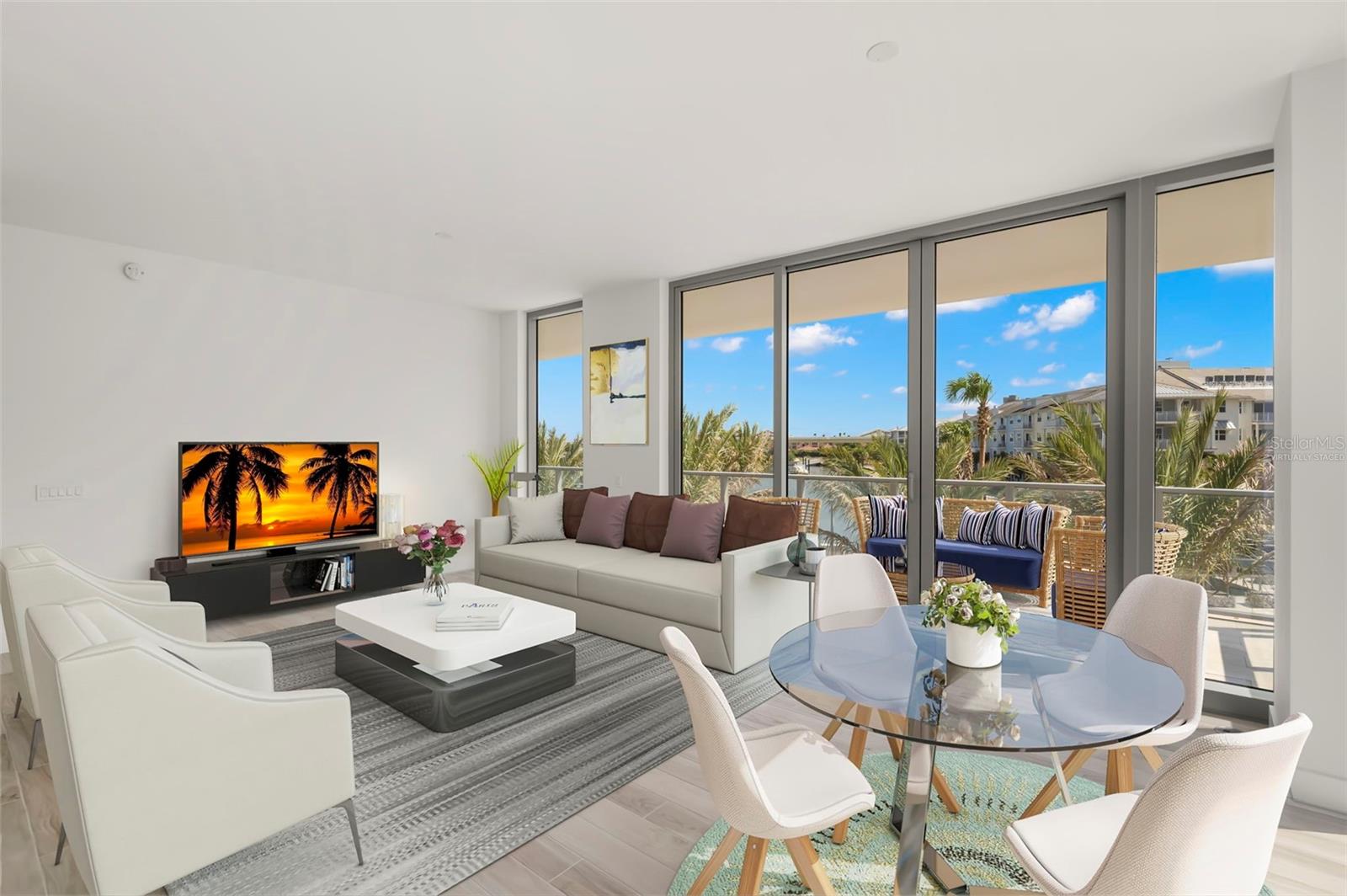 Living Room: Virtually Staged