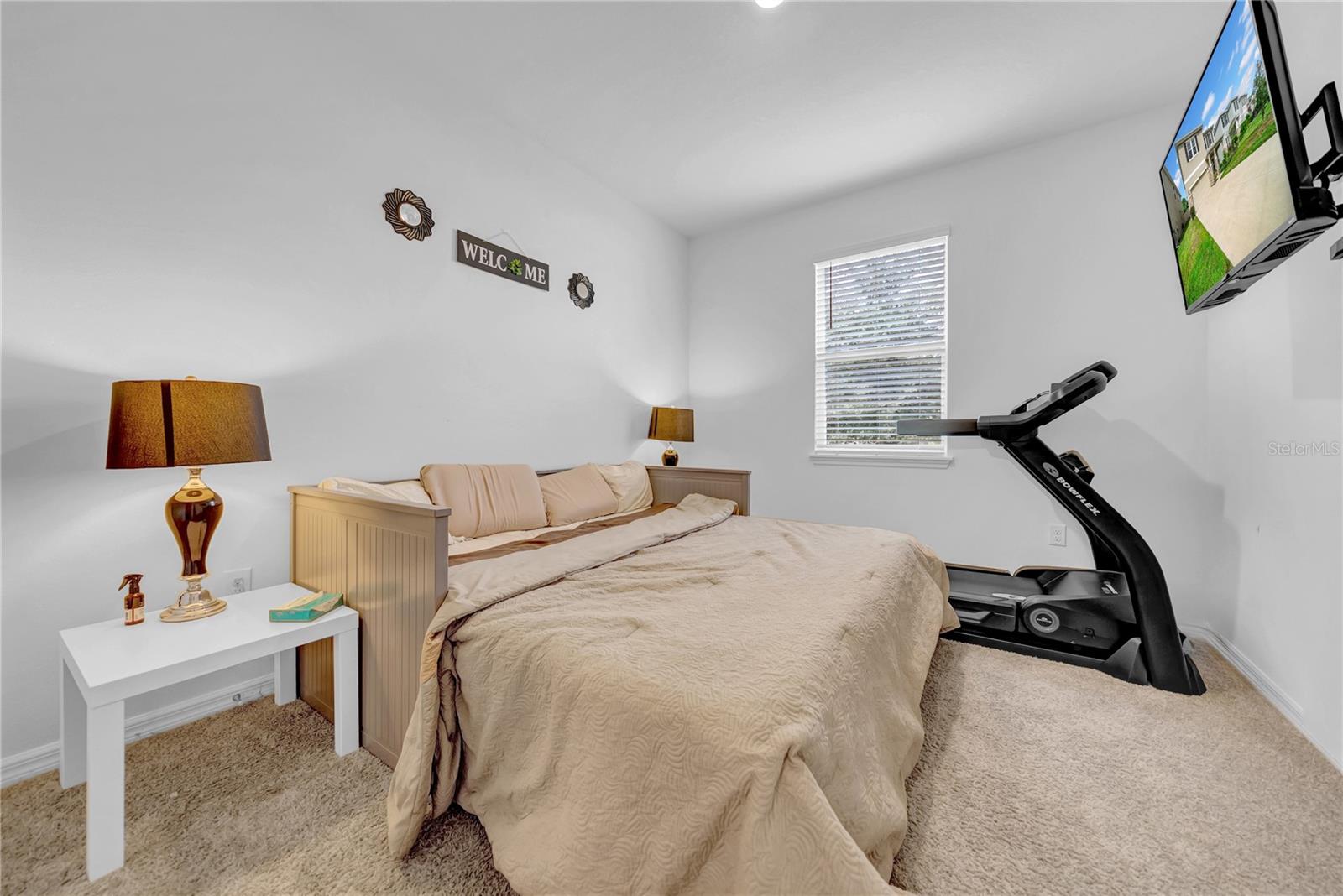 Bedroom 4 on First Level with Built-In Closet