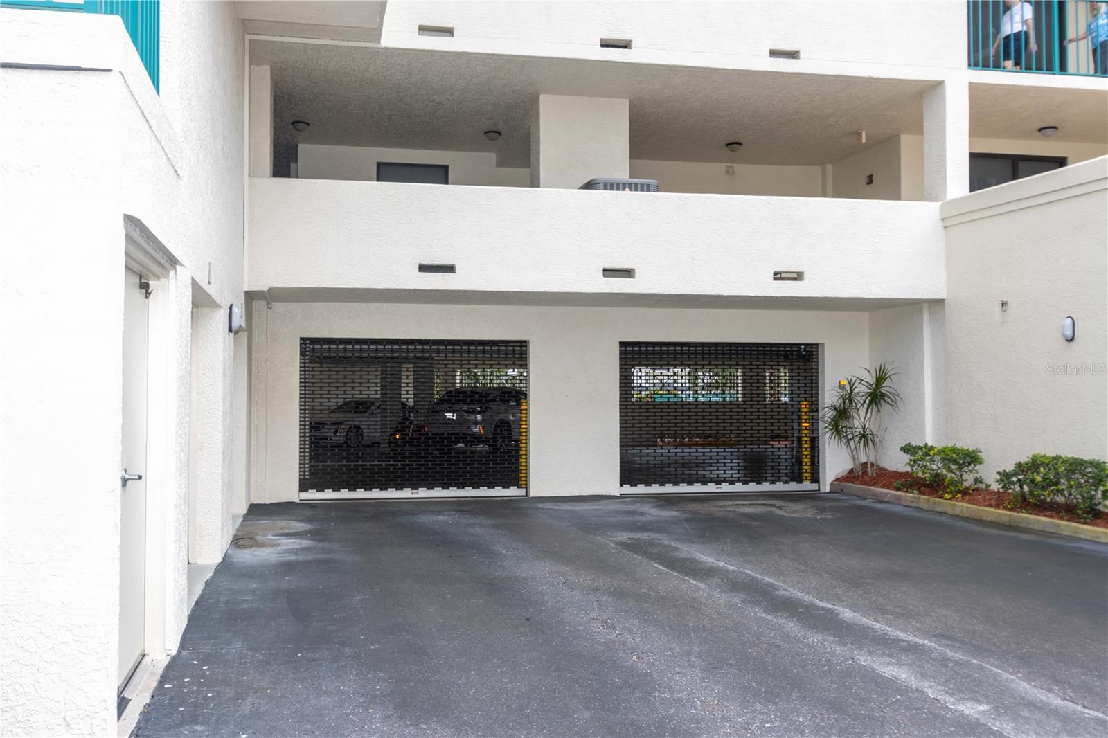 Secured parking garage