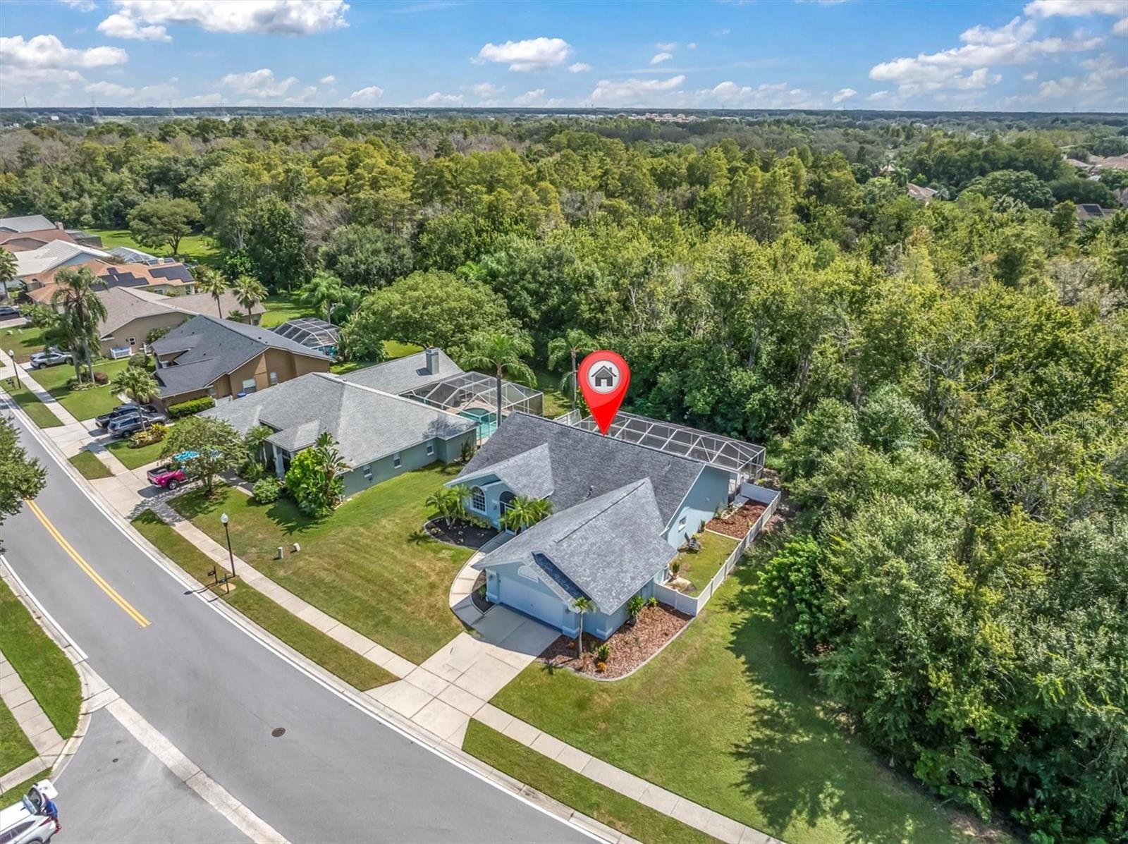 Aerial - NW Front Exposure