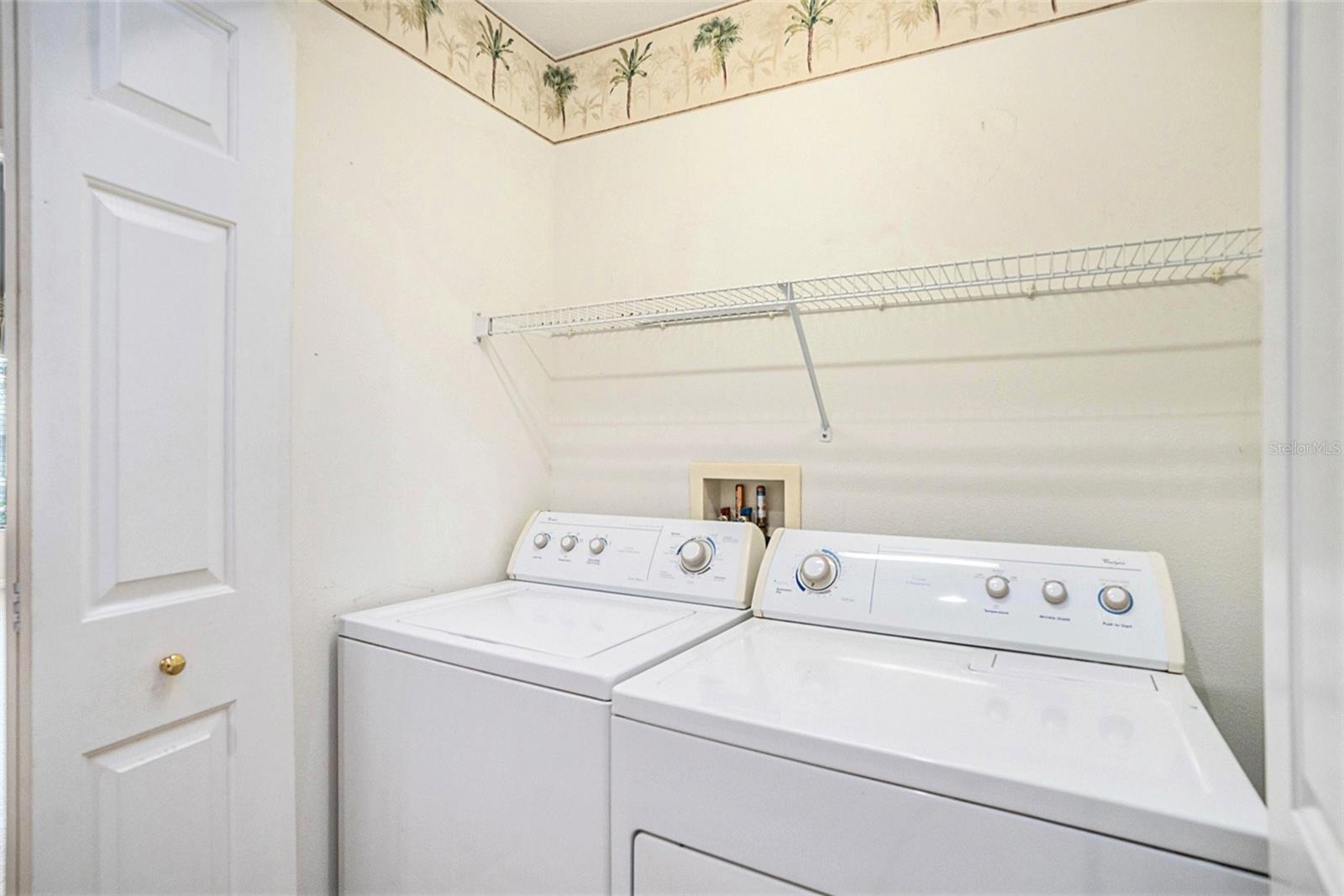 laundry room upstairs