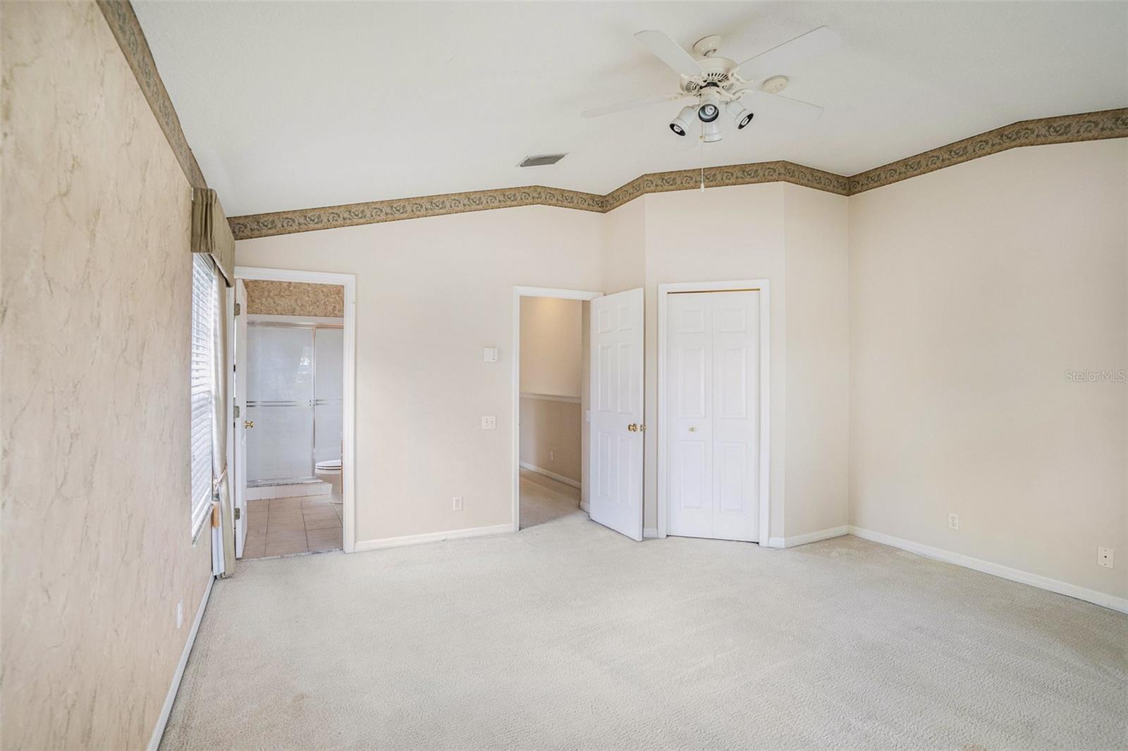 master bedroom/walk in closet