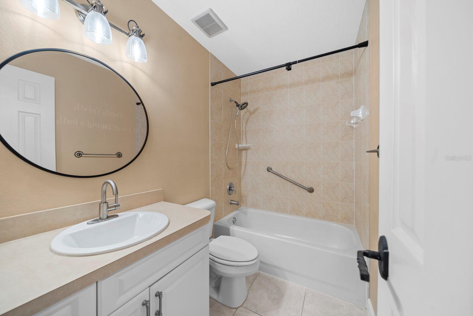 Second Bath located upstairs