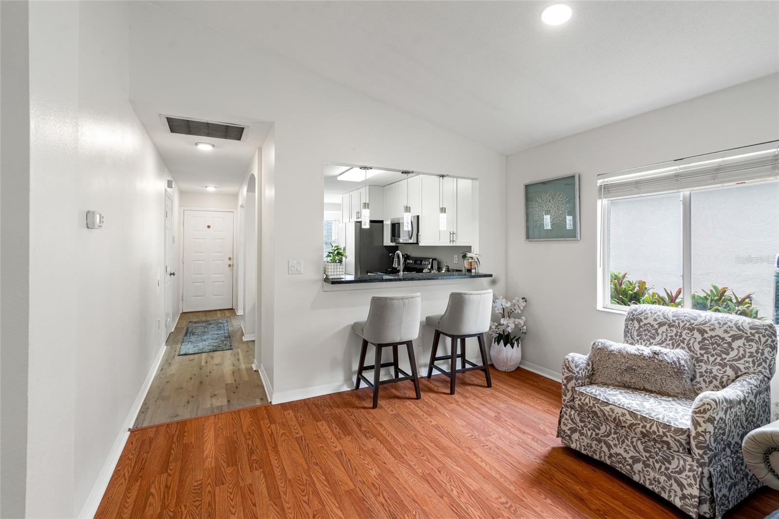 Breakfast Bar and Family Room