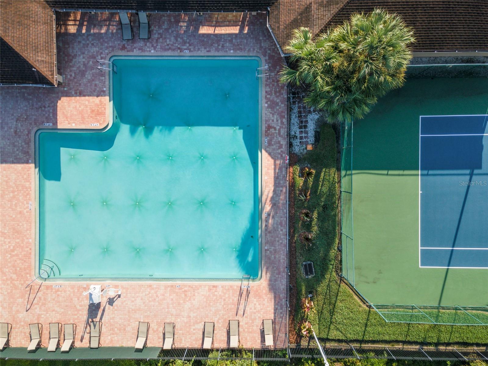 Overhead of Northwood Community Pool