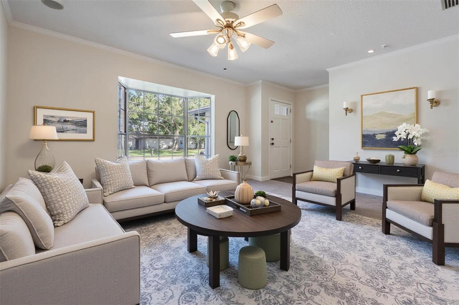 Virtually Staged Great Room