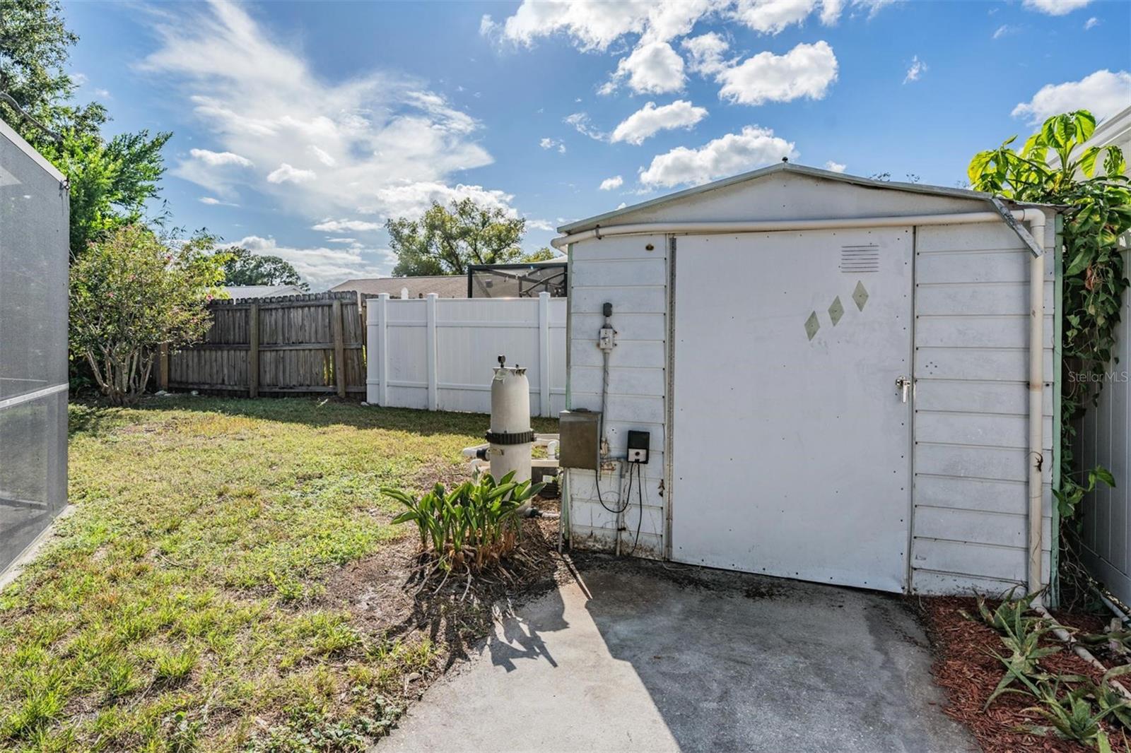 Shed offers storage for your yard tools