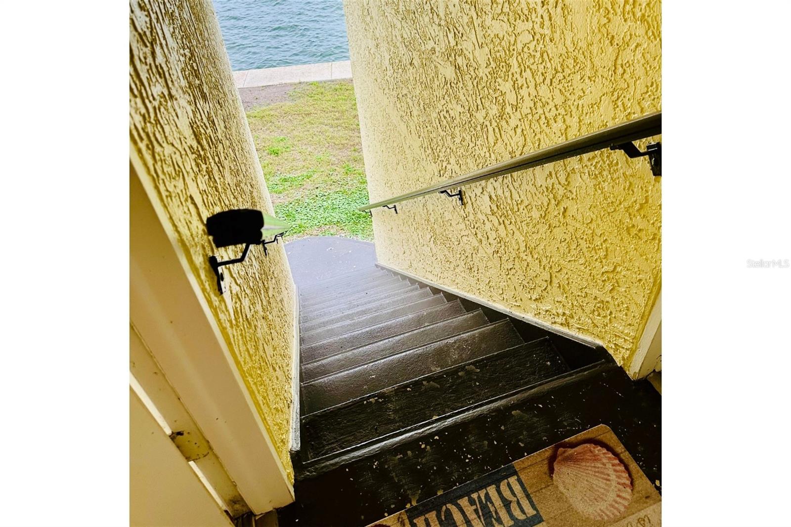 Your private staircase down to the waterfront.