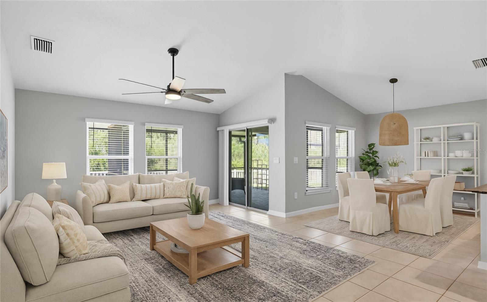 Family Room/Dining Area VS