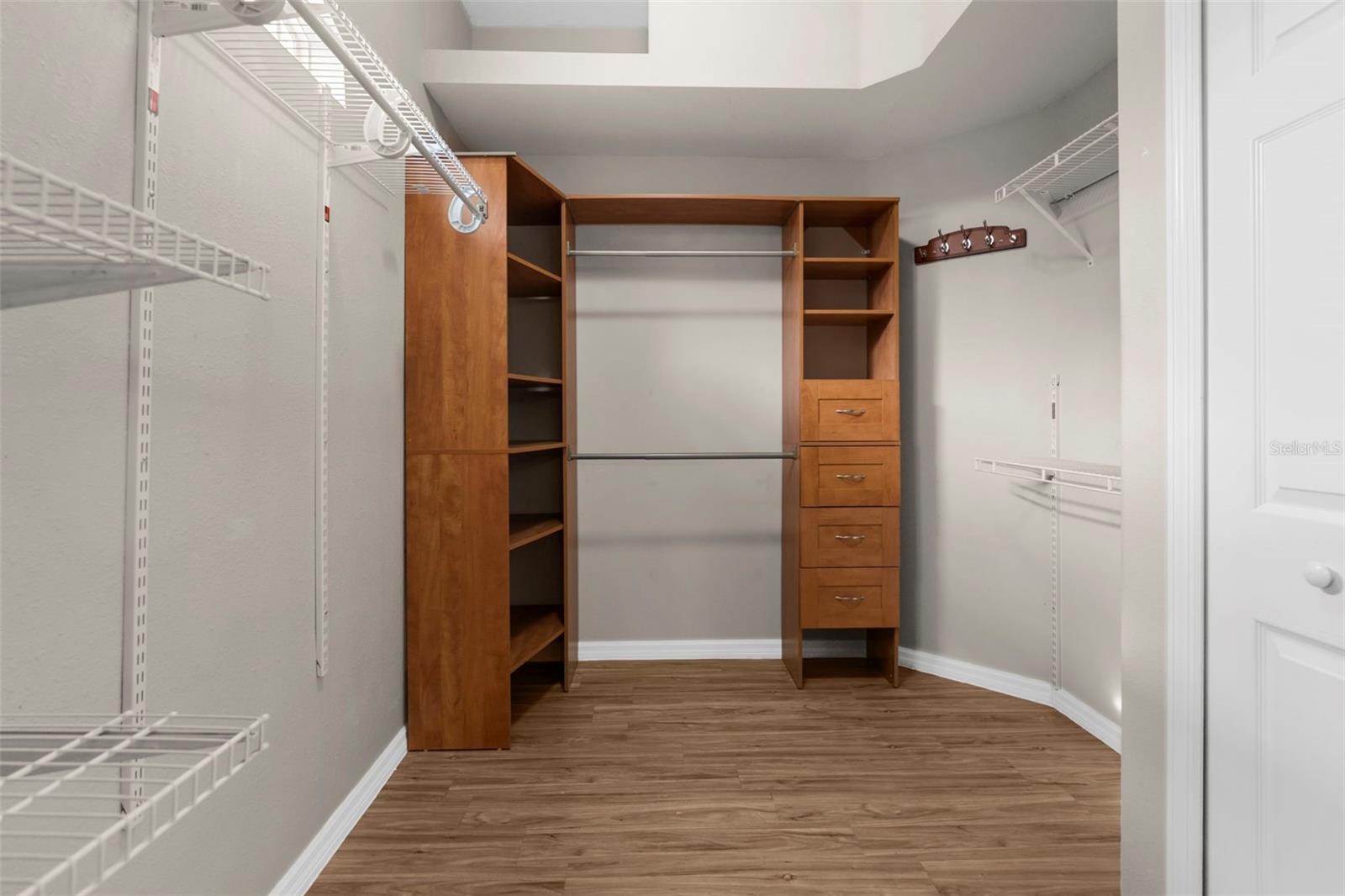 Primary closet