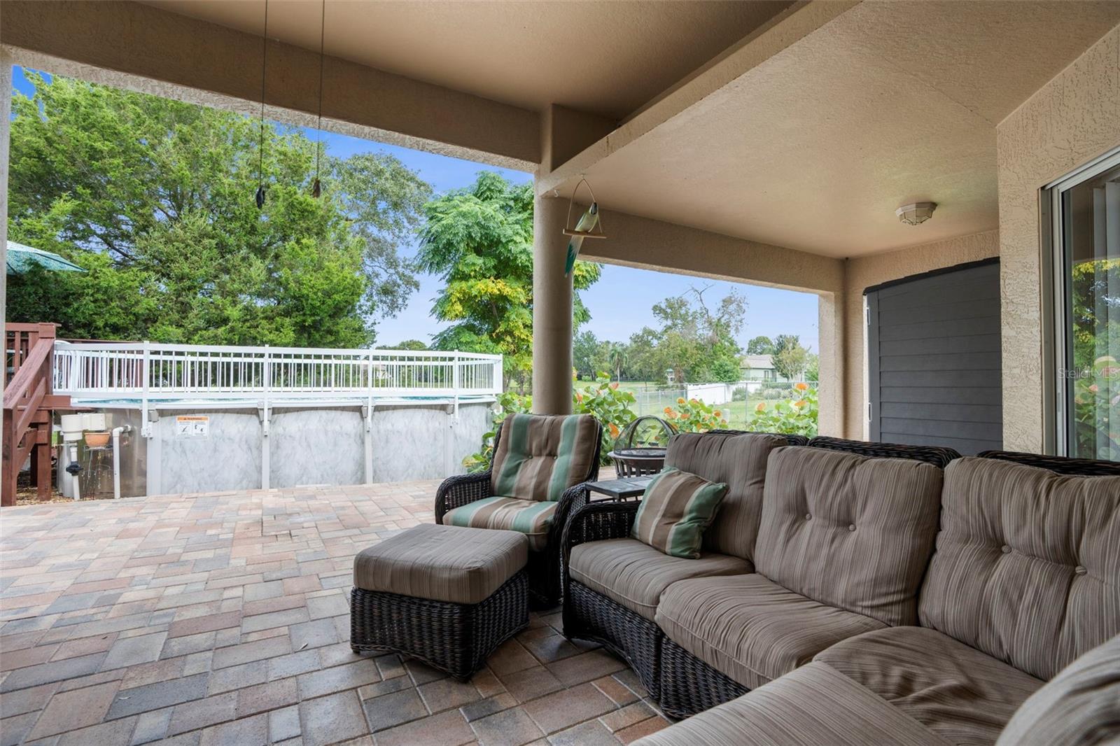 Back patio