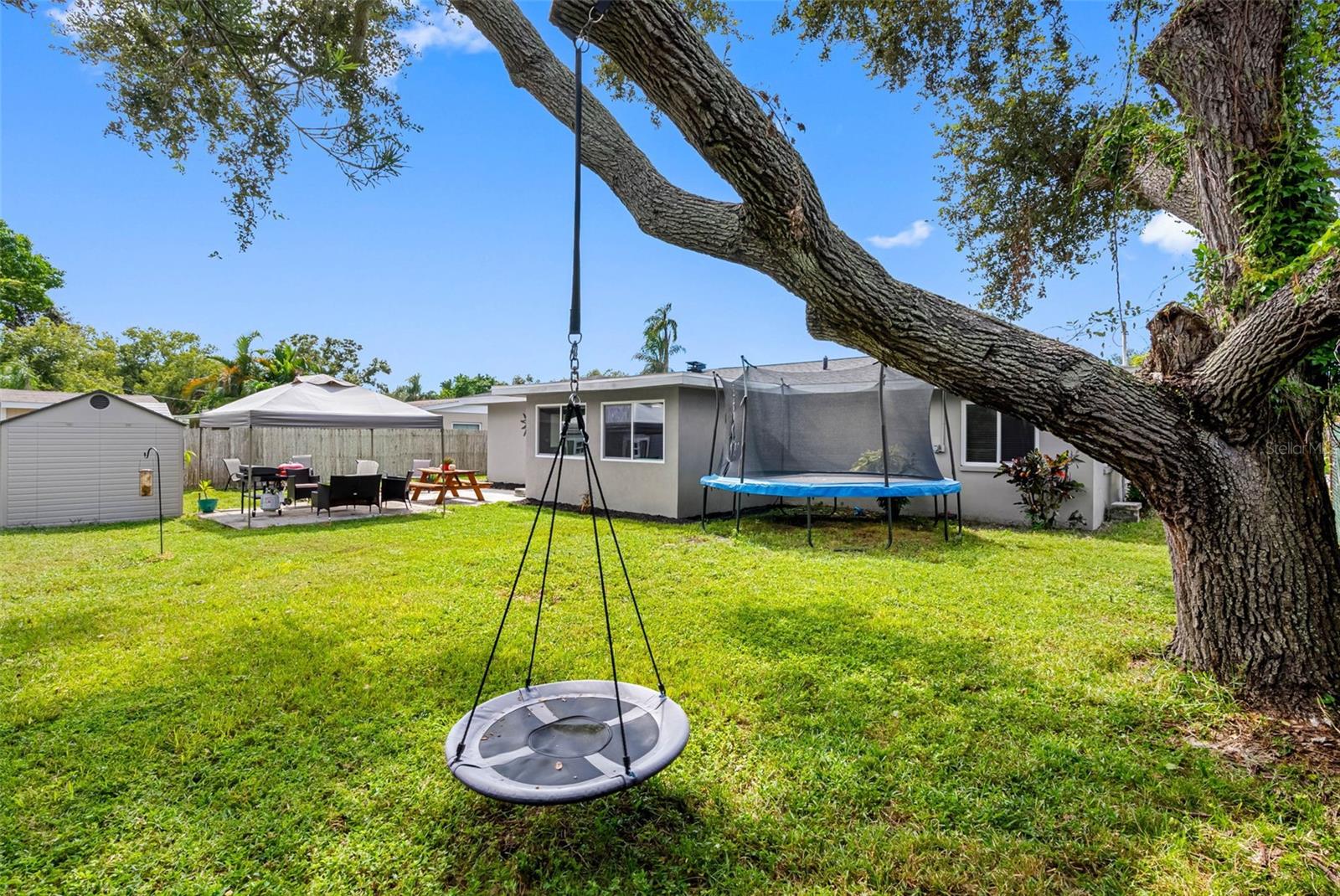 Large Trees and Space for Family Fun