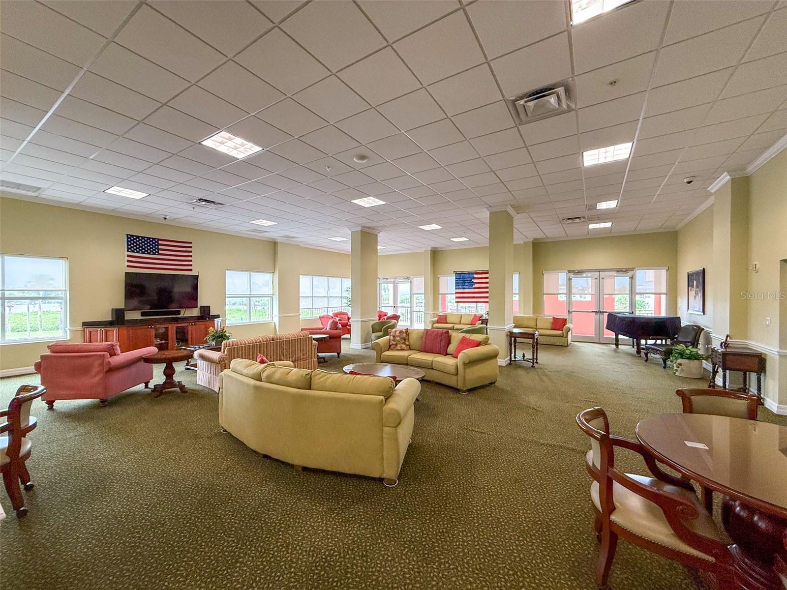 Clubhouse area