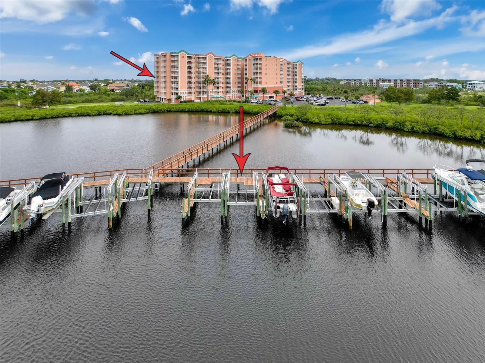 5th floor residence with included boat dock & lift