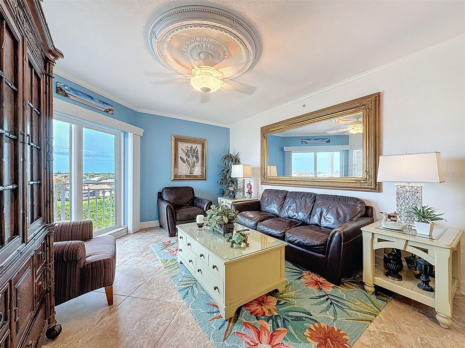 Balcony access from living room