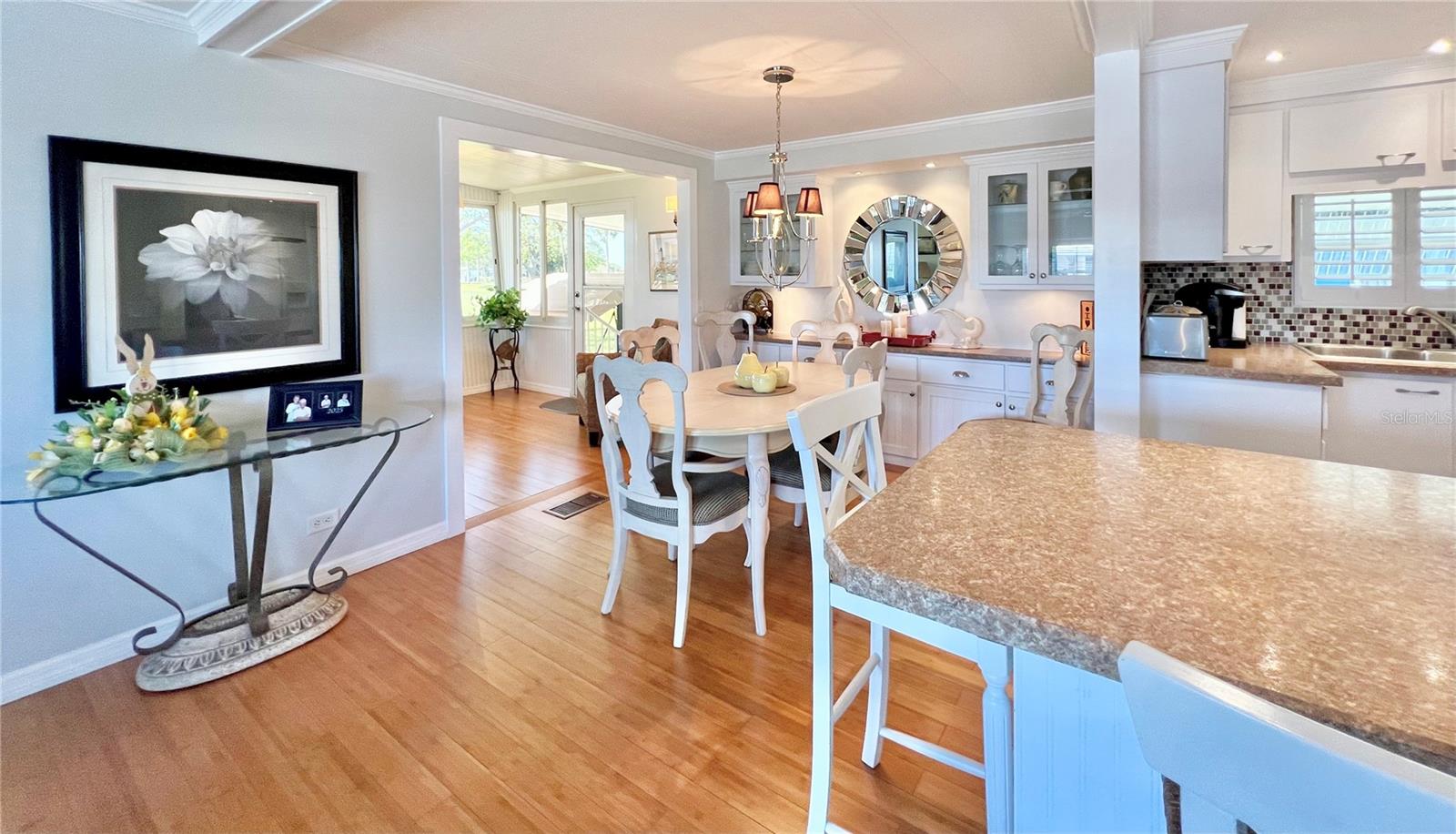 Kitchen to dining
