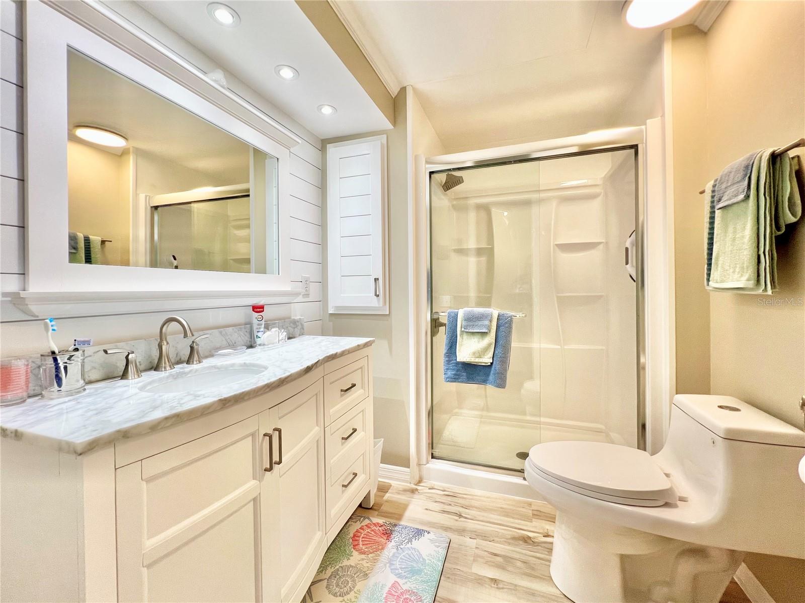 Updated Hallway bathroom