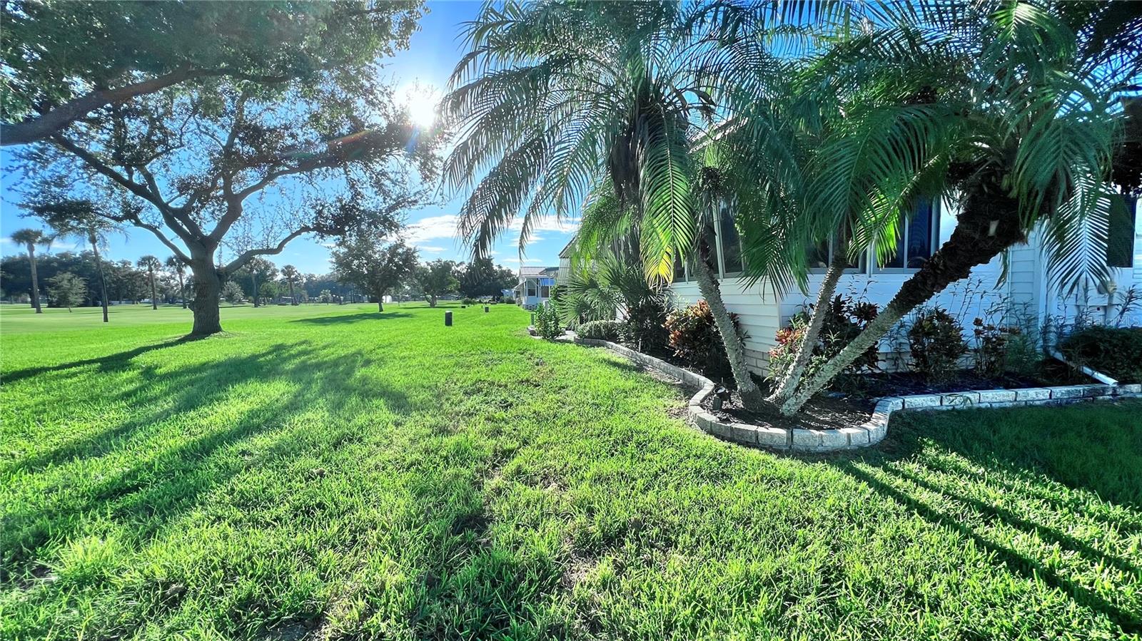 View from backyard to the west
