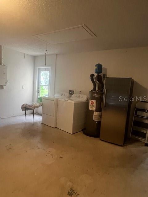 Washer and Dryer in garage. Private back door to garden.