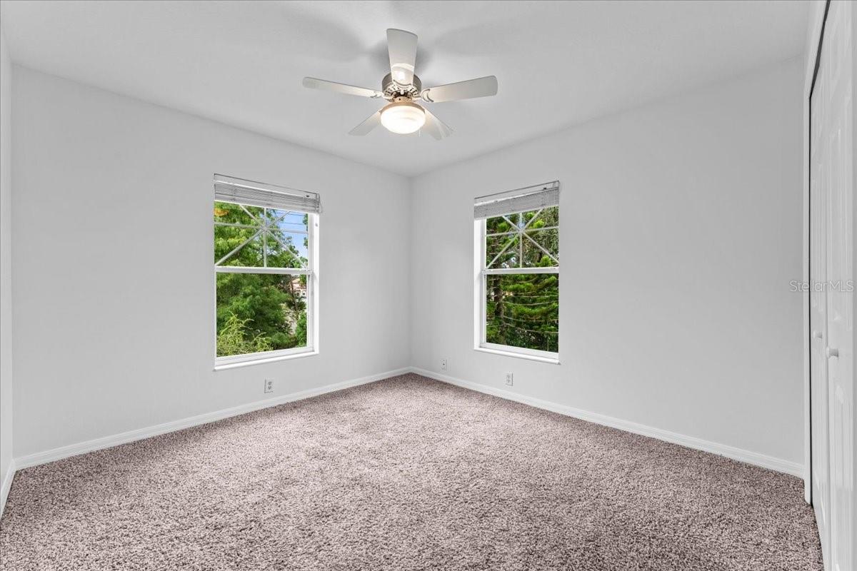 2nd. bedroom features 2 windows