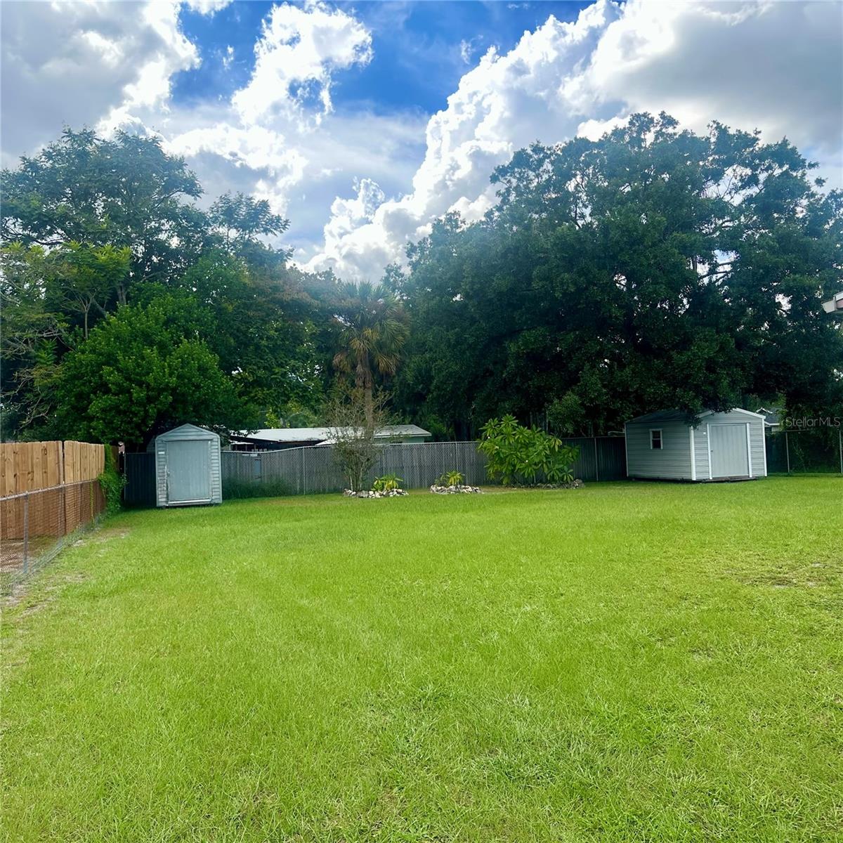 Huge backyard
