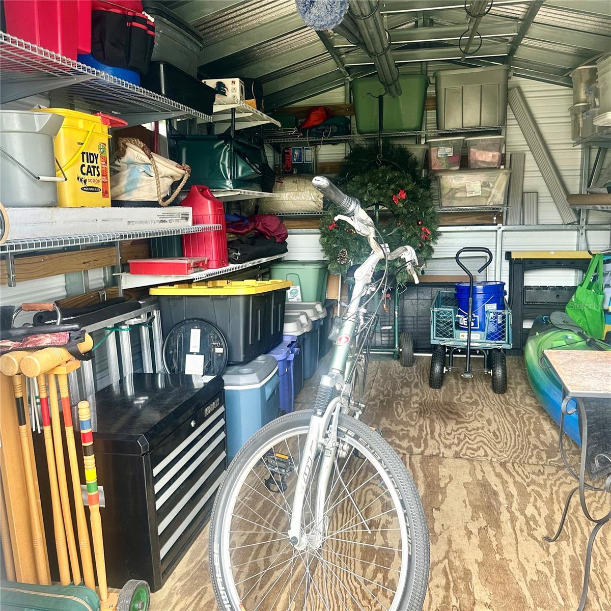 Backyard oversize shed
