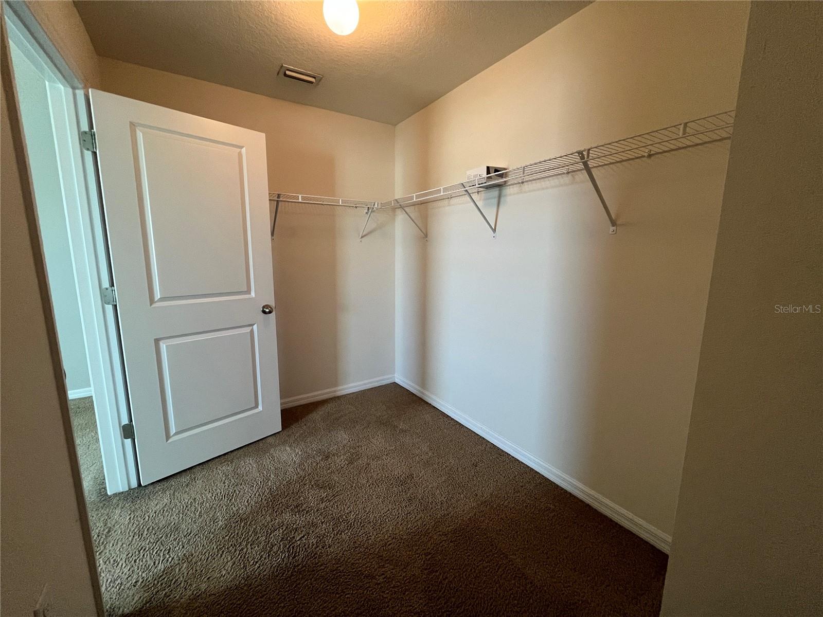 Primary closet