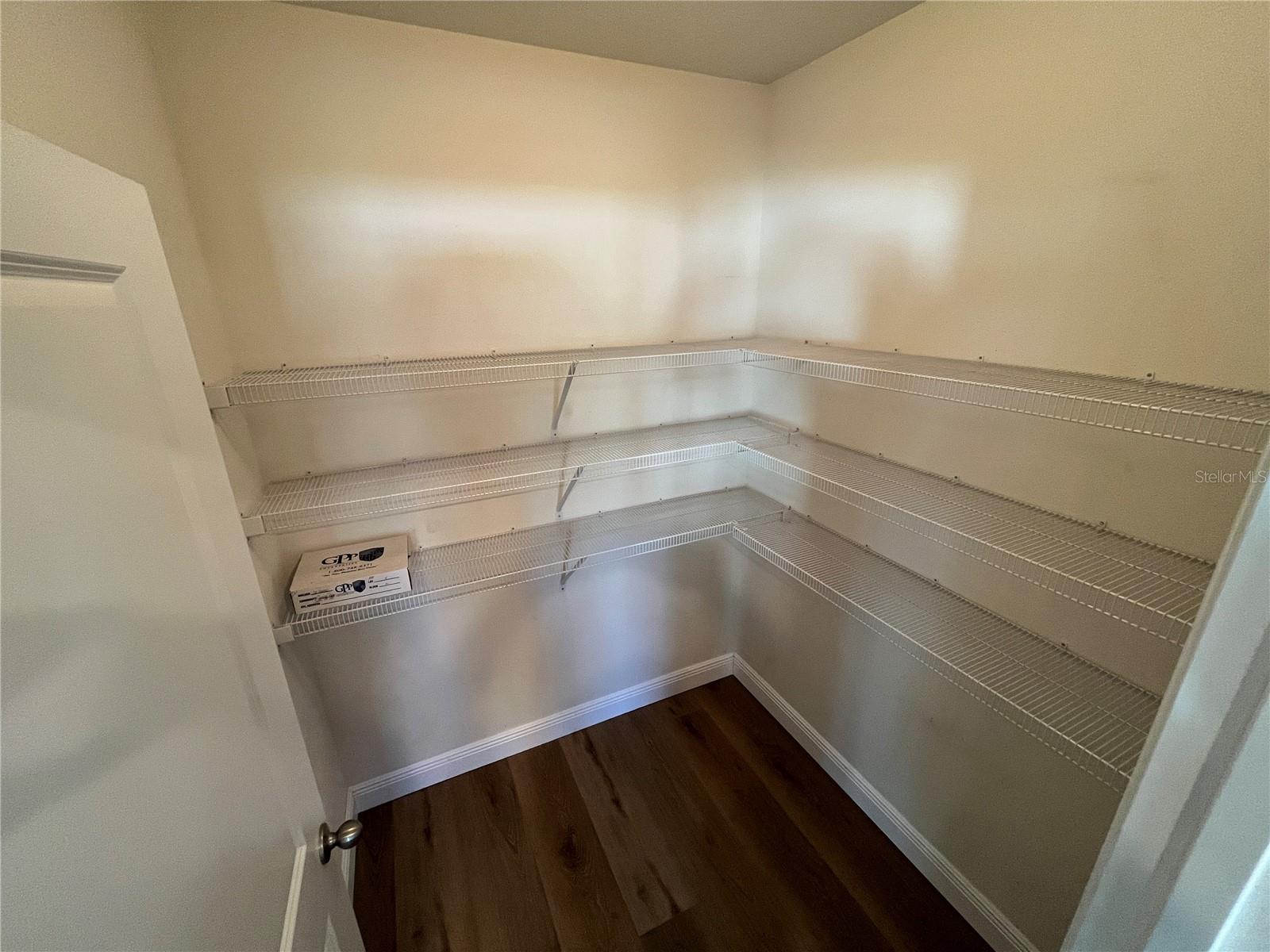 large wallk-in pantry