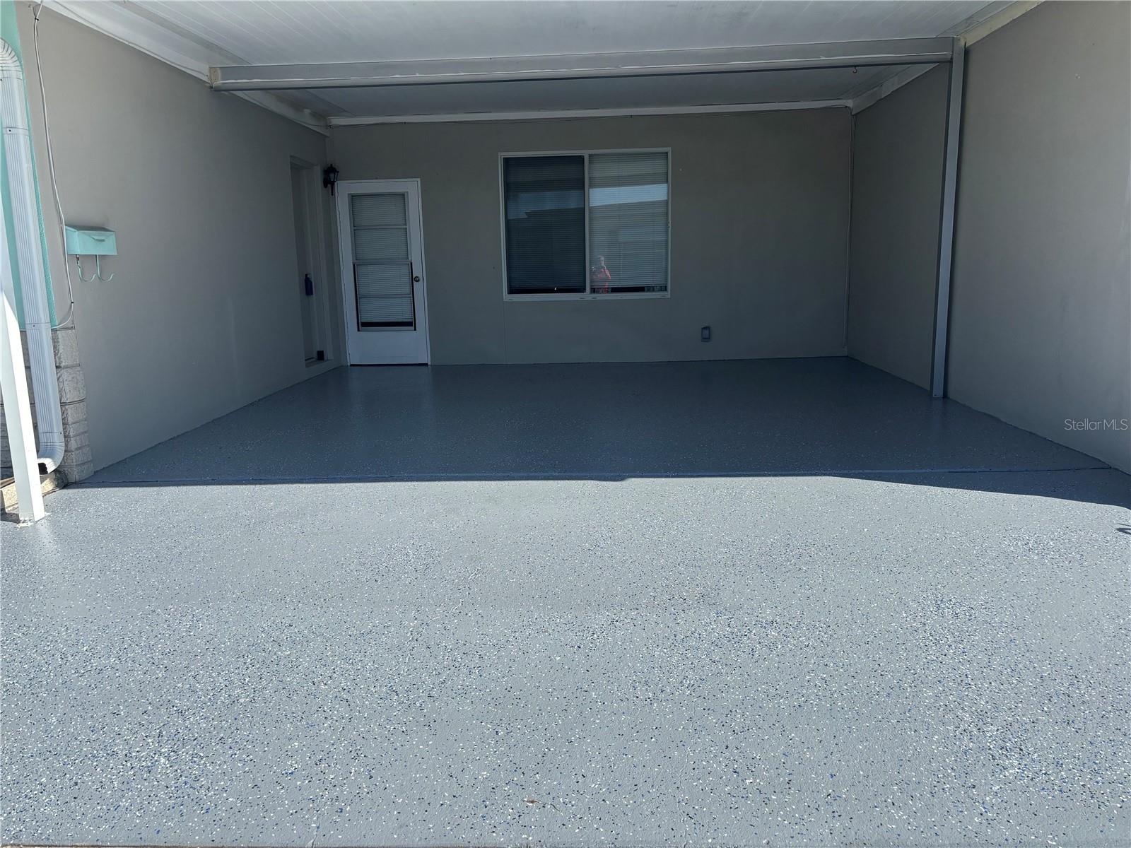 Driveway recently coated